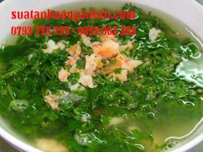 Xà Lách Xoong Nấu tôm Tươi